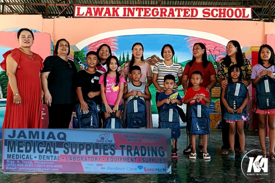 Kabssat in Action’s Tulong sa Mag-aaral Program Reaches Lawak Integrated School