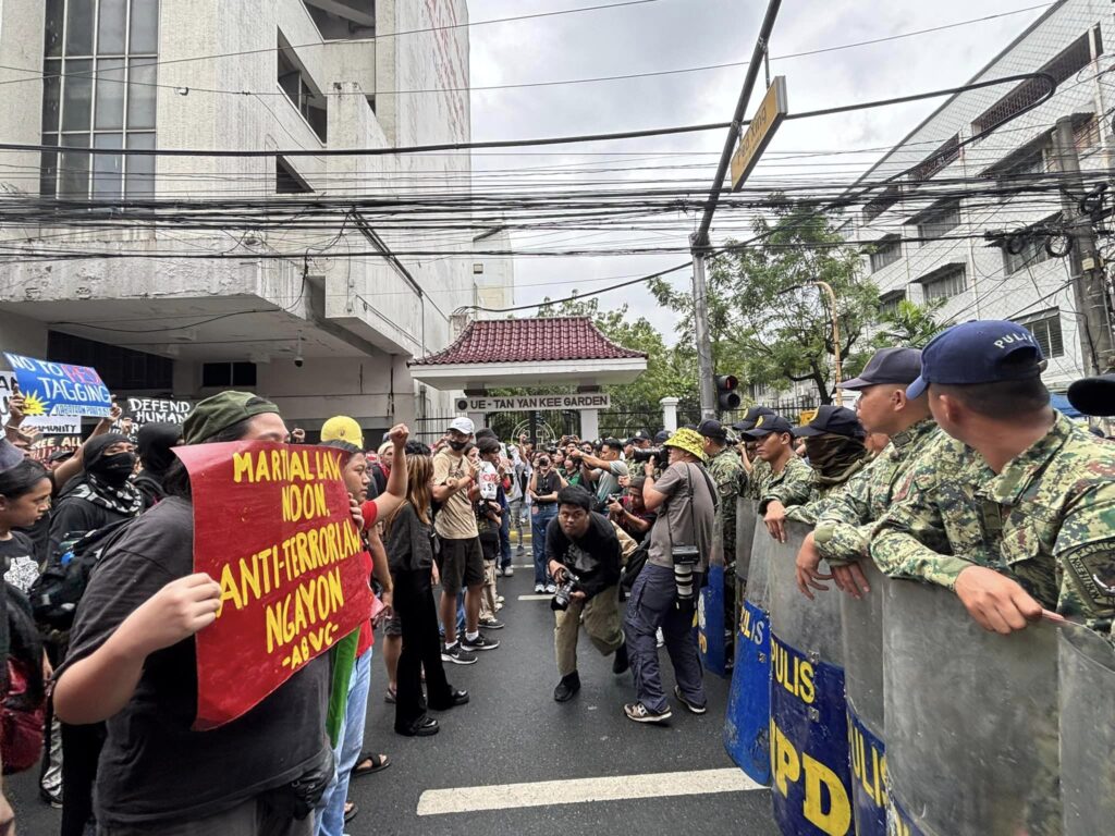 Manila Protests Mark Martial Law Anniversary