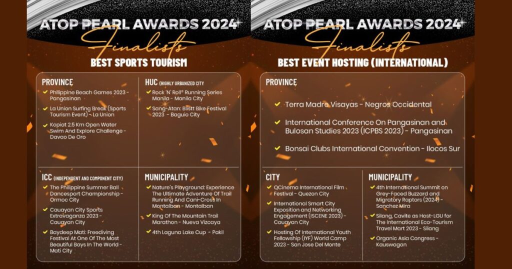 Pangasinan Shines as Finalist in the Prestigious ATOP Pearl Awards 2024