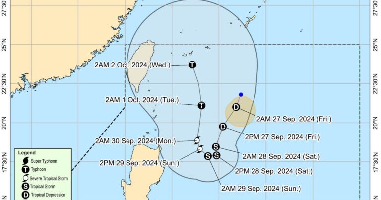 Tropical Depression Julian Threatens Eastern Philippines