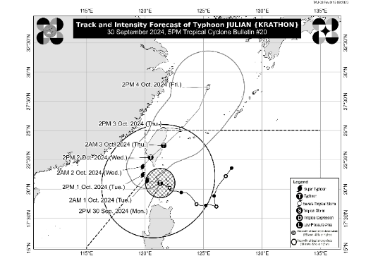 Bulletin 20 - 5 PM, 30 September 2024